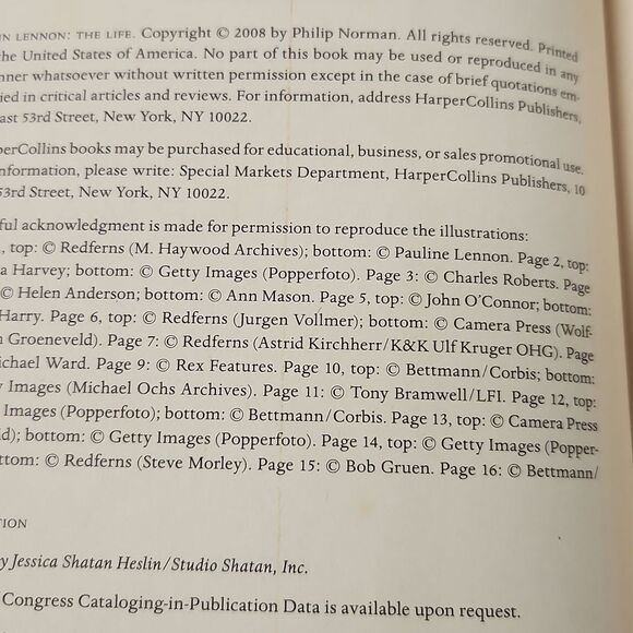 John Lennon Biography Book by Philip Norman 2008 - Picture 2 of 11